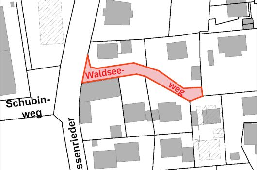 Verlauf Waldseeweg