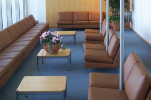 Aufenthaltsbereich vor den Trausälen