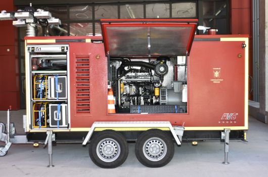 Lichtmastanhänger FwA Lima 125 kVA 