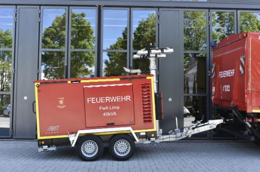 Lichtmastanhänger FwA Lima 40 kVA 