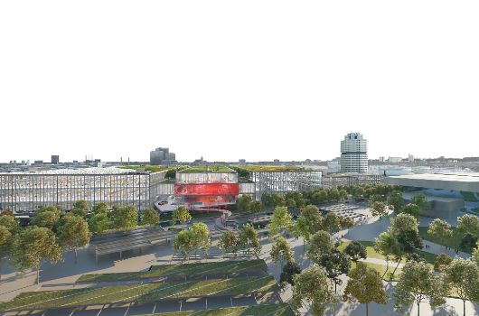 Blick aufs neue BMW-Werk