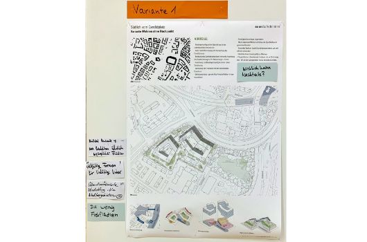Städtebau Variante 1