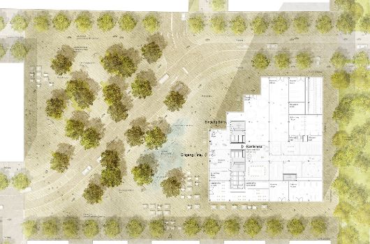 Lageplan Platz 1. Preis: TERRA.NOVA Landschaftsarchitekten
