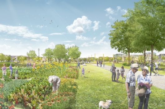 Münchner Nordosten: Visualisierung Blick 1