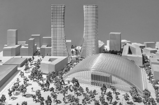 Paketposthalle: Modellfoto