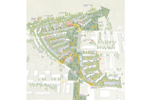  Isometrie 1. Preis: Realisierungswettbewerb „Ehemalige Amerikanische Siedlung Neuherberg- / Rockefellerstraße“