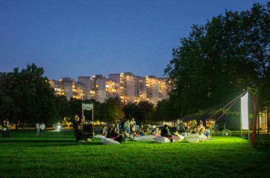 Das mobile Fahrradkino CinéVéloCité