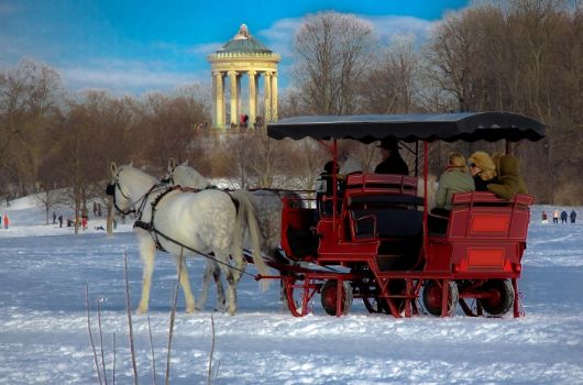 Kutschfahrt im Englischen Garten