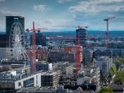 Blick über das Werksviertel von oben