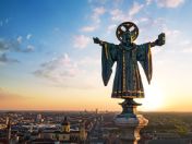 Münchner Kindl auf dem Rathausturm