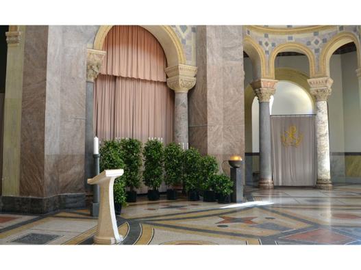 Trauerhalle im Nordfriedhof