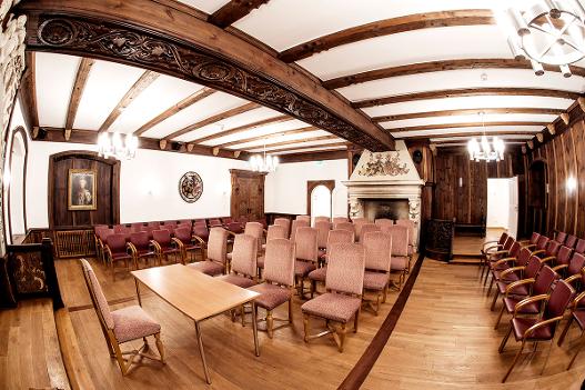 Rittersaal mit Bestuhlung für Trauungen