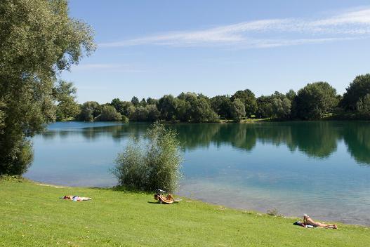 Liegewiese am Lerchenauer See